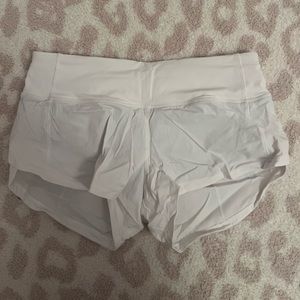 Lululemon White Speed Ups size 0